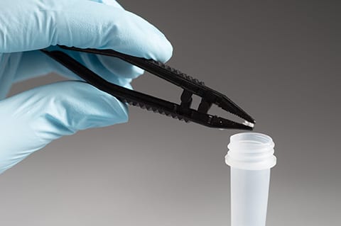 Drug substance testing kit buffer vial