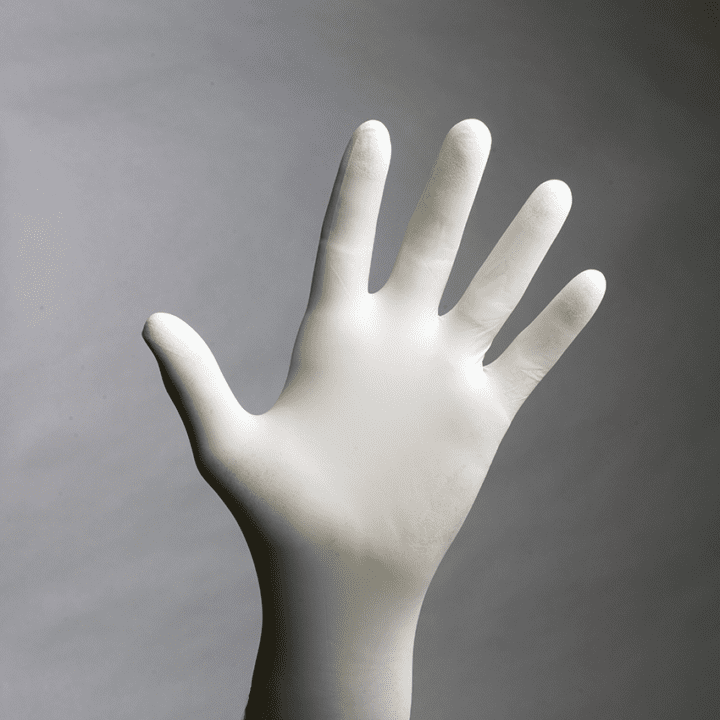 Latex Gloves 100 PowderFree Gloves