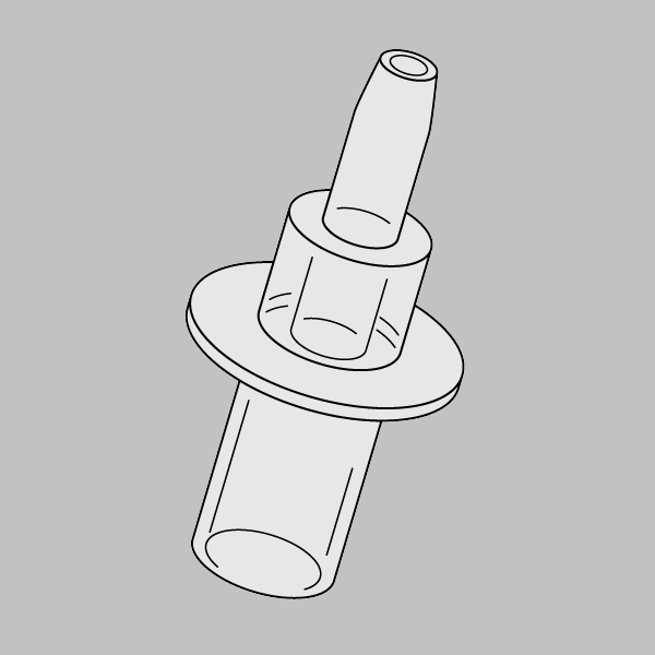 Round saliva trap breathalyzer mouthpiece