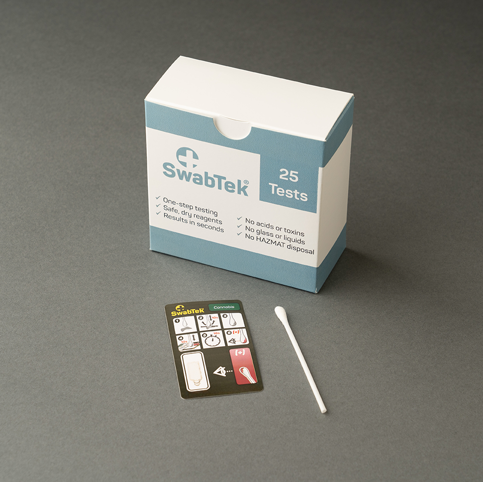 SwabTek™ THC Test Kit, Box of 100