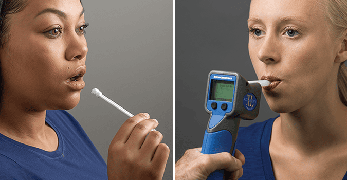 Breath and saliva alcohol testing in workplace programs